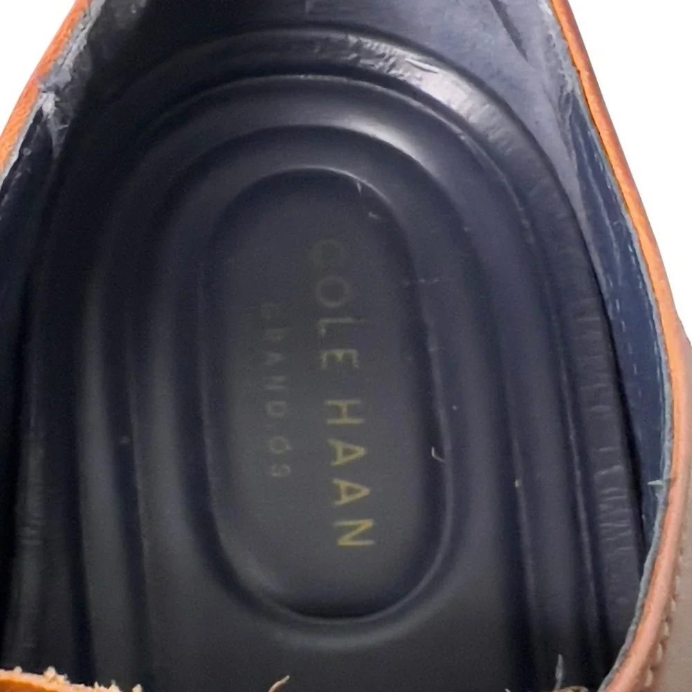 Cole Haan Wingtip Oxfords Mens 12 M Brown Watson Brogue C25458‎ Leather Shoes